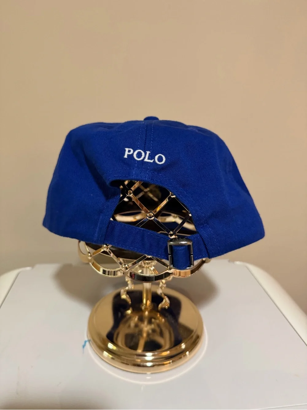 Polo by Ralph Lauren Royal Blue Bear Embroidered Kids Cap